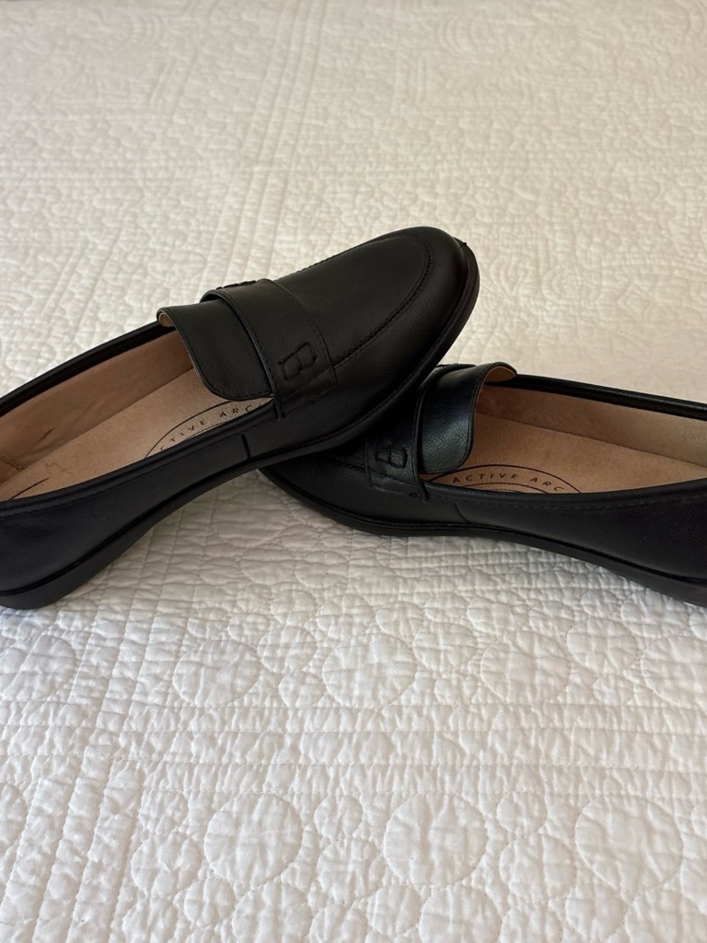 Life Stride Women's Black Loafers
